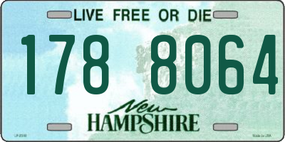 NH license plate 1788064