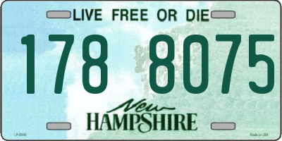 NH license plate 1788075