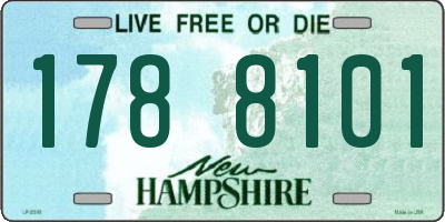 NH license plate 1788101