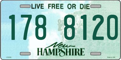 NH license plate 1788120