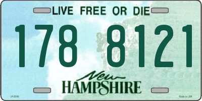 NH license plate 1788121