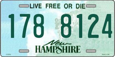 NH license plate 1788124
