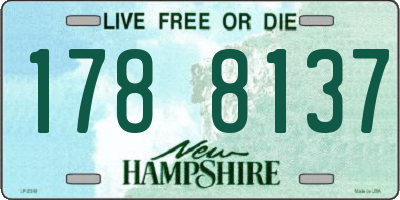 NH license plate 1788137
