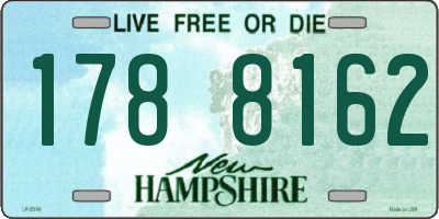 NH license plate 1788162