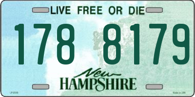 NH license plate 1788179