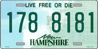 NH license plate 1788181