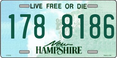 NH license plate 1788186