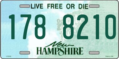 NH license plate 1788210