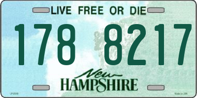 NH license plate 1788217
