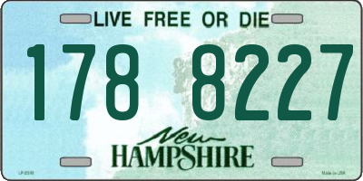 NH license plate 1788227