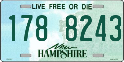 NH license plate 1788243