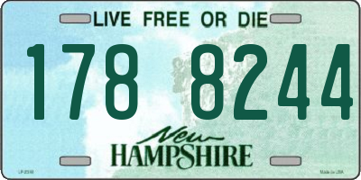 NH license plate 1788244