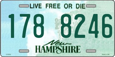 NH license plate 1788246