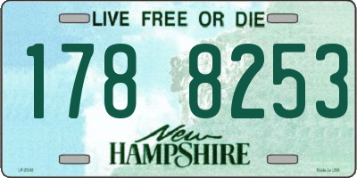 NH license plate 1788253