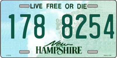 NH license plate 1788254