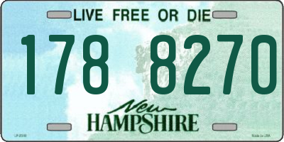 NH license plate 1788270