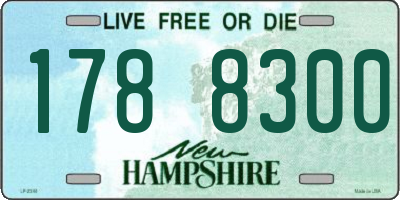 NH license plate 1788300