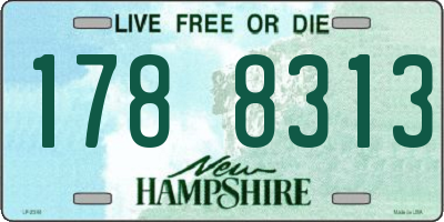 NH license plate 1788313