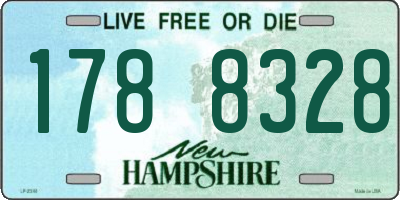 NH license plate 1788328