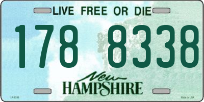 NH license plate 1788338
