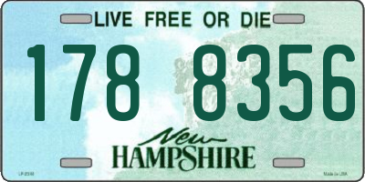 NH license plate 1788356