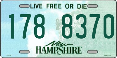 NH license plate 1788370