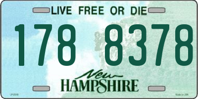 NH license plate 1788378