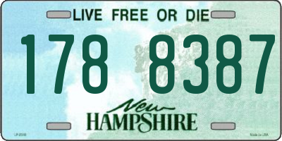 NH license plate 1788387