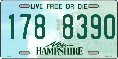NH license plate 1788390