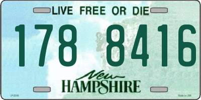 NH license plate 1788416
