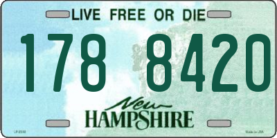 NH license plate 1788420