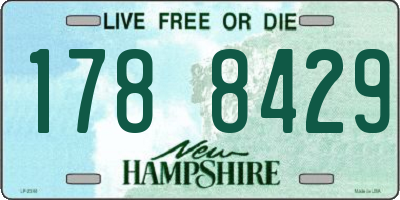 NH license plate 1788429
