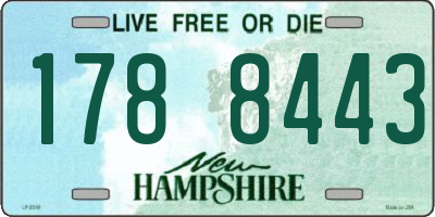 NH license plate 1788443