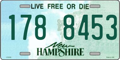 NH license plate 1788453