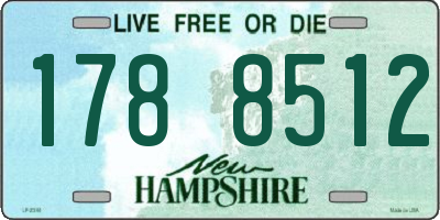 NH license plate 1788512