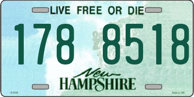 NH license plate 1788518