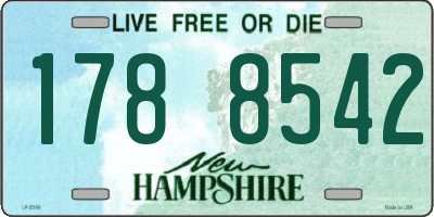 NH license plate 1788542