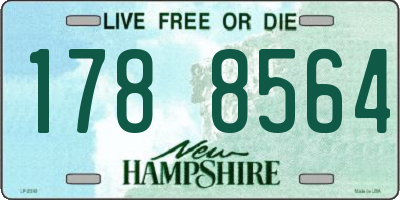 NH license plate 1788564