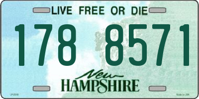 NH license plate 1788571