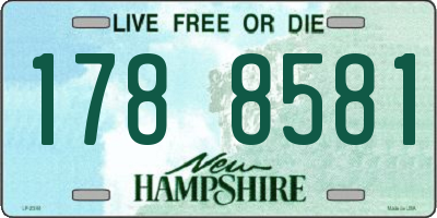NH license plate 1788581
