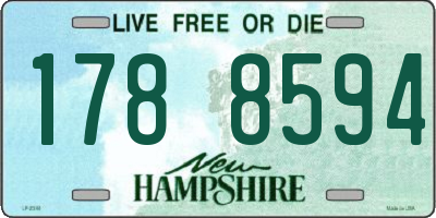 NH license plate 1788594