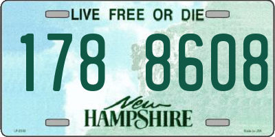 NH license plate 1788608