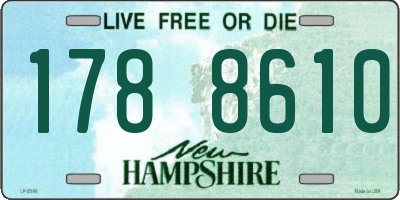 NH license plate 1788610
