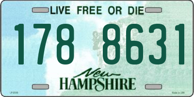 NH license plate 1788631