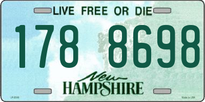 NH license plate 1788698
