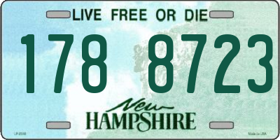 NH license plate 1788723