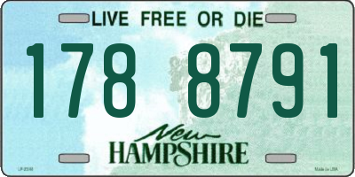 NH license plate 1788791