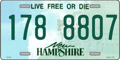 NH license plate 1788807