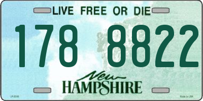 NH license plate 1788822
