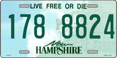 NH license plate 1788824